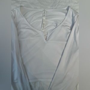 Lululemon Cropped Henley Long Sleeve new